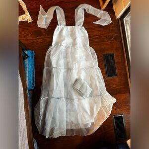 Sue Sartor light blue tulle dress